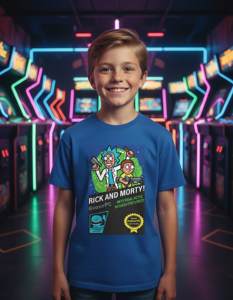 Remera: Pixel Rick Y Morty Memoestampados - Imagen 9