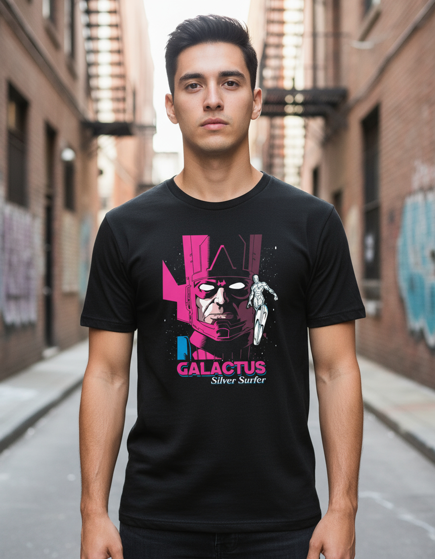Remera: Galactus Silver Surfer Memoestampados