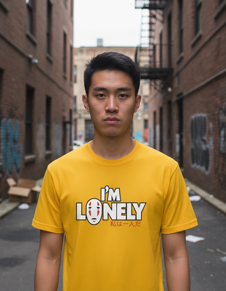 Remera: I_m Lonely No Face Memoestampados - Imagen 14