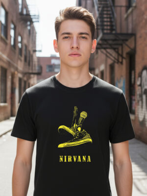 Remera: Nirvana Zapatillas Memoestampados