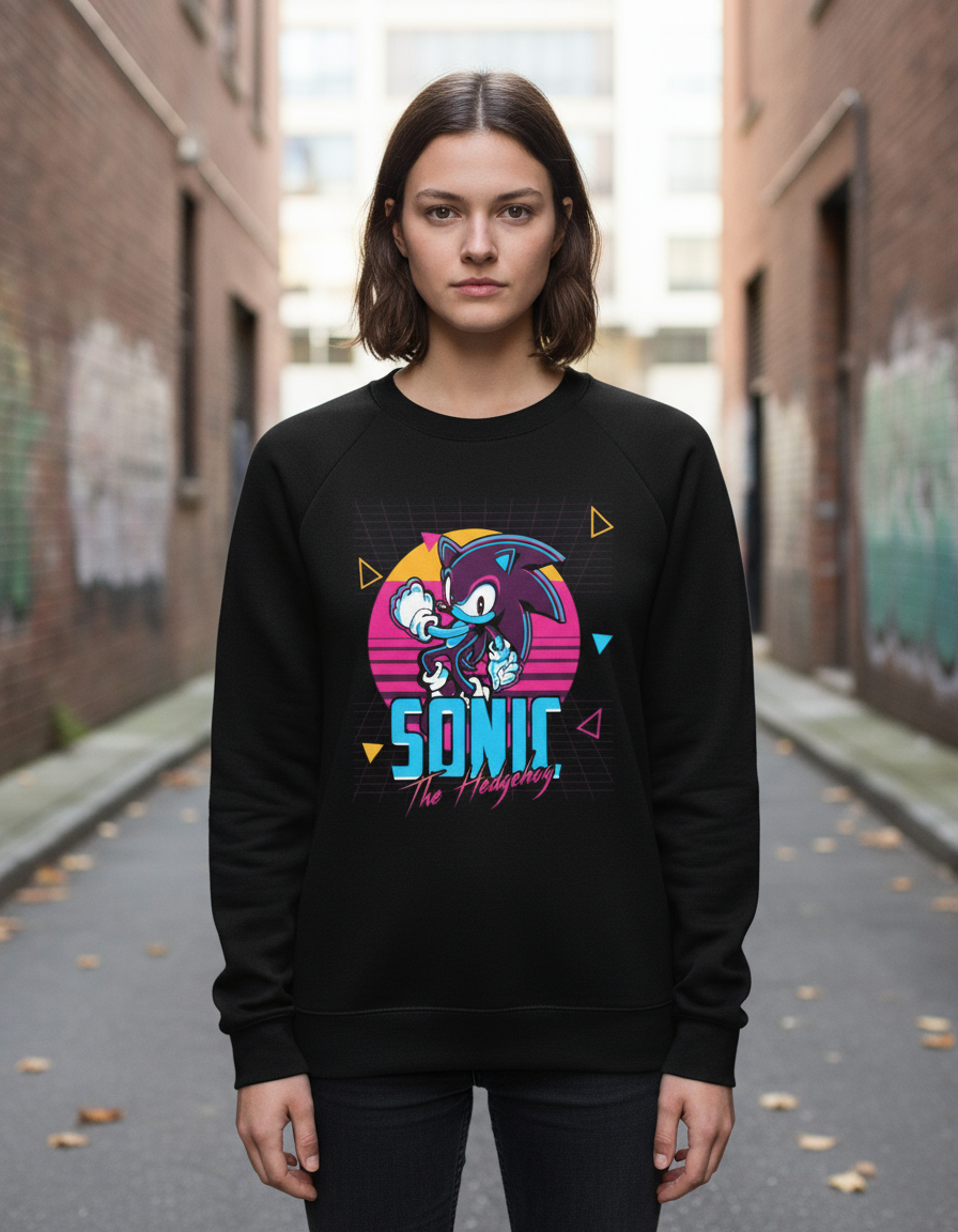 Buzo Sonic Neon Memoestampados - Imagen 2
