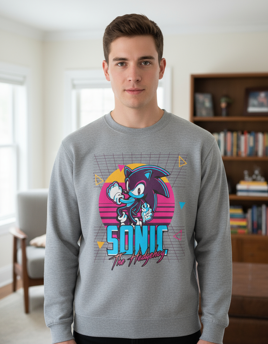 Buzo Sonic Neon Memoestampados - Imagen 6