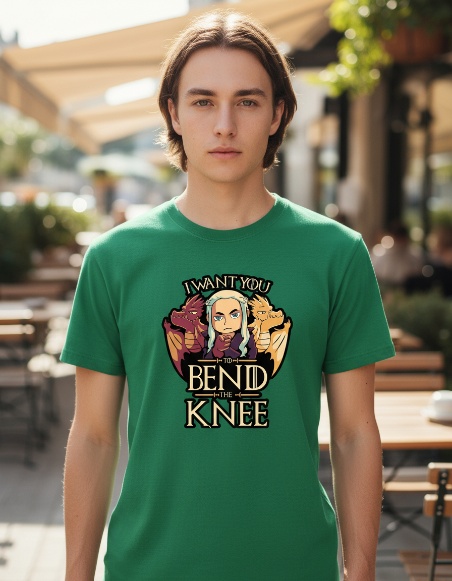 Remera: I Want You To Bend The Knee Memoestampados - Imagen 4