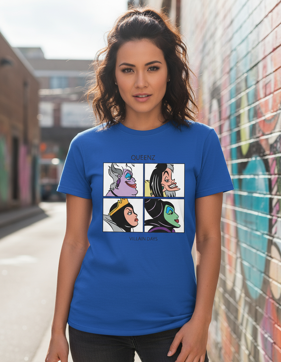 Remera: Queenz Villian Days Memoestampados - Imagen 4