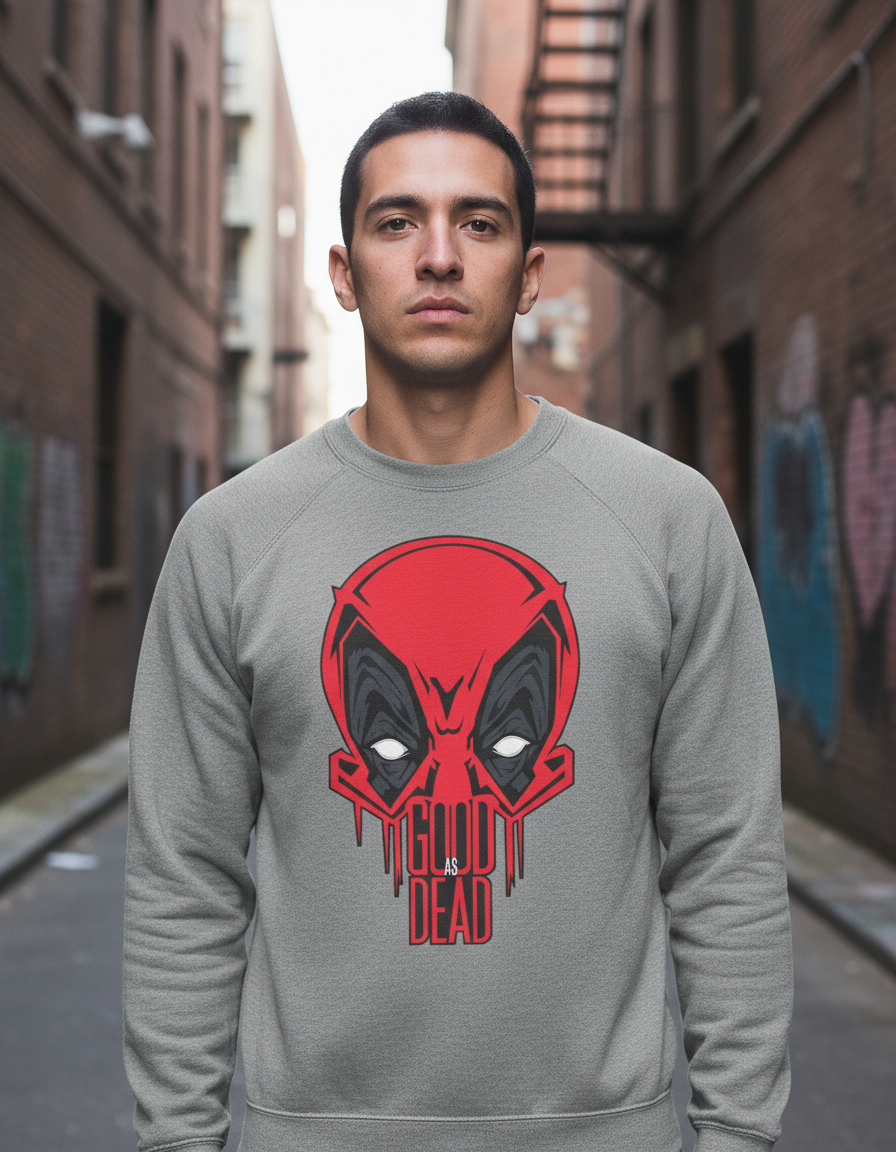 Buzo Good As Dead Deadpool Memoestampados - Imagen 5
