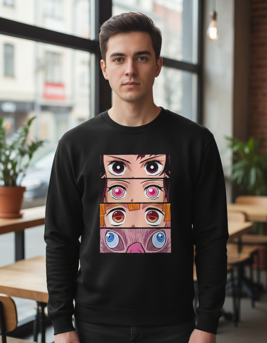 Buzo Demon Slayer Caras Memoestampados