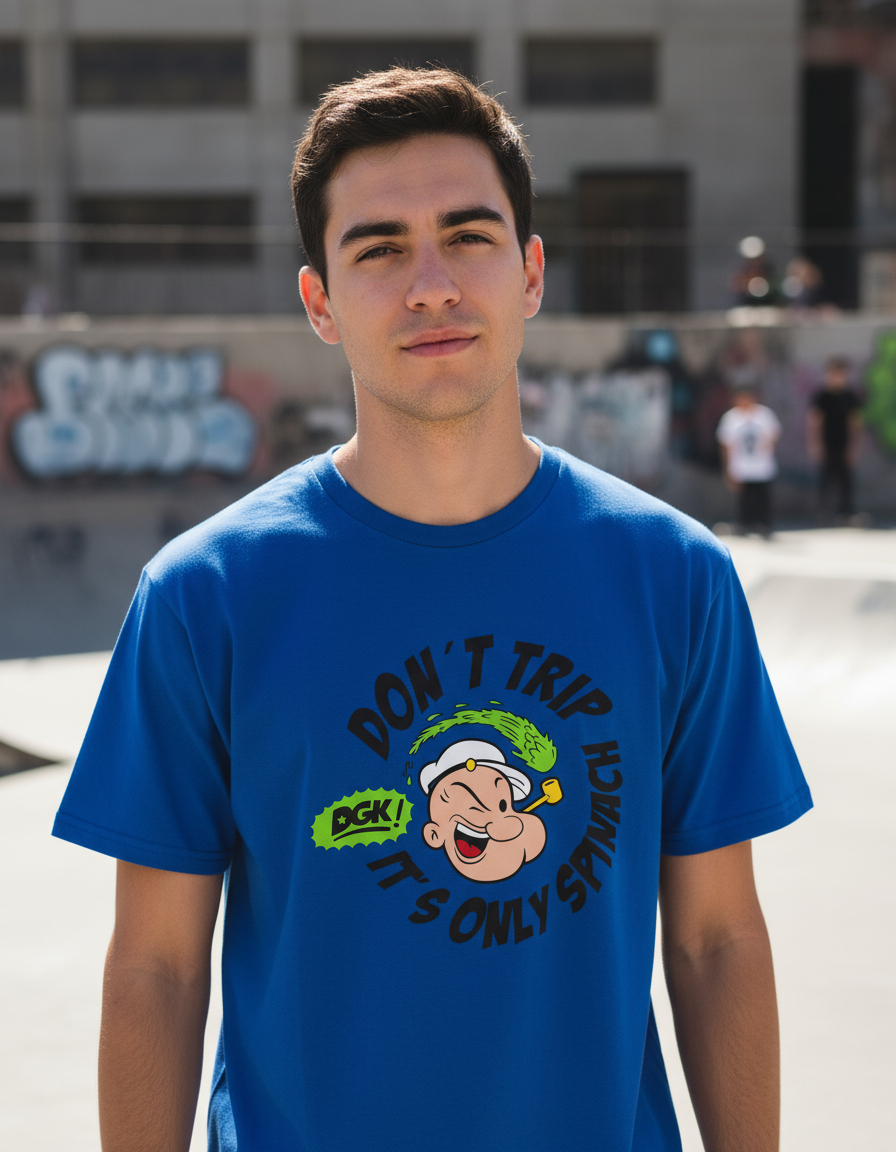 Remera: Popeye Dont Trip Its Only Spinach Memoestampados - Imagen 4