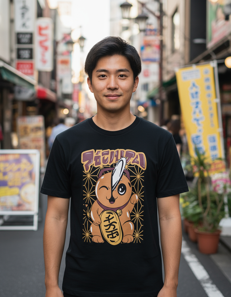Remera: Lucky Pochita Memoestampados