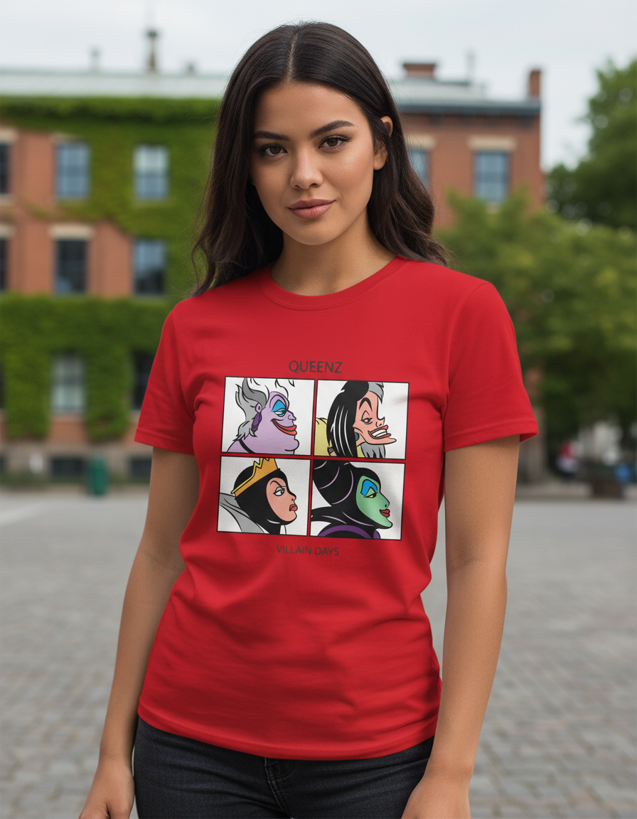 Remera: Queenz Villian Days Memoestampados - Imagen 6