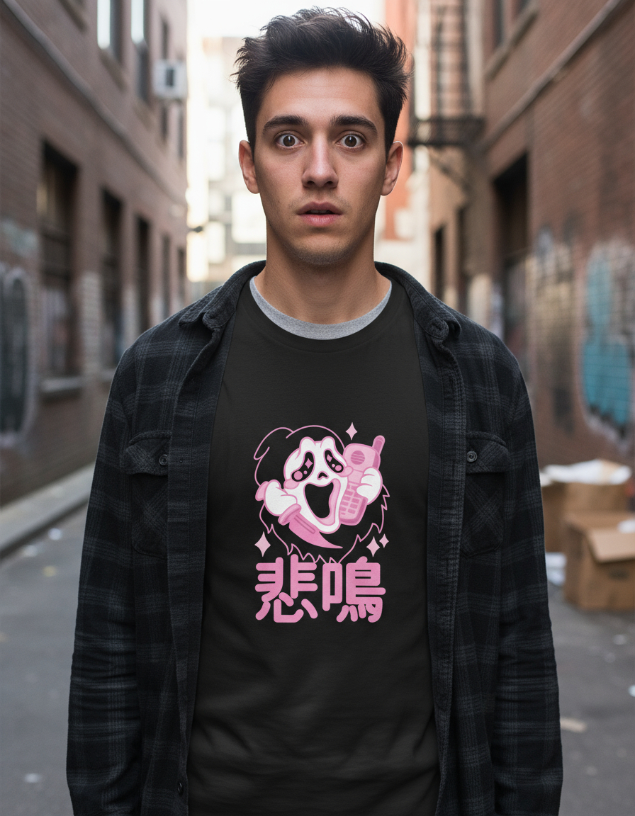 Remera: Scream Kawai Memoestampados