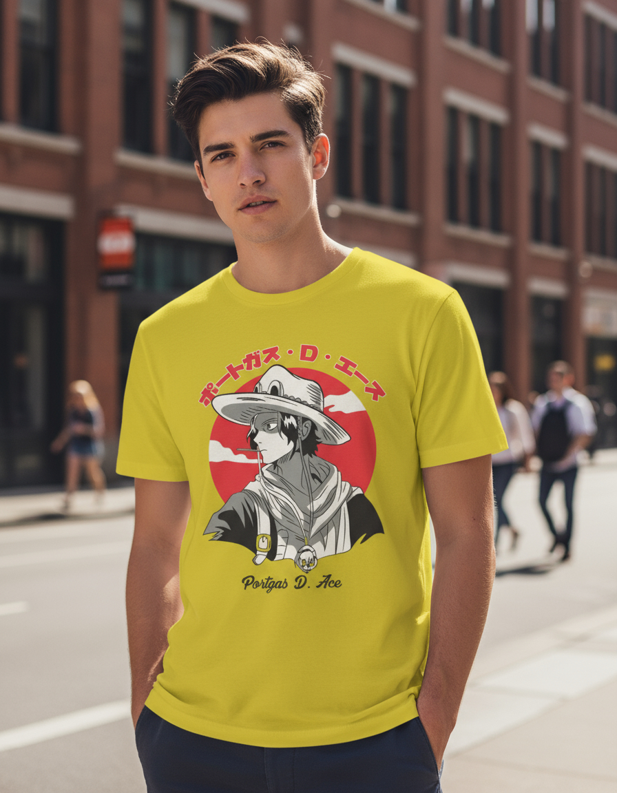 Remera: Portgas D. Ace Memoestampados - Imagen 22