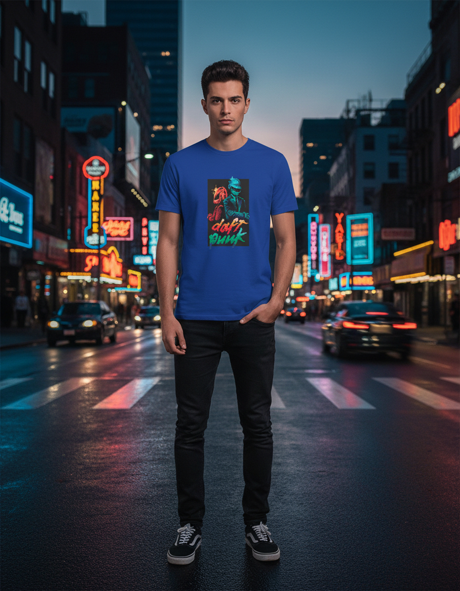Remera: Daft Punk Pixel Art Memoestampados - Imagen 8