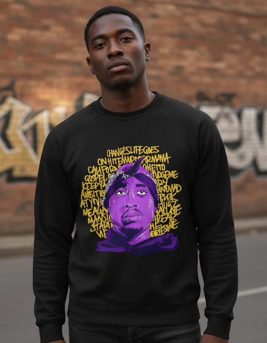 Buzo: Tupac Shakur Memoestampados