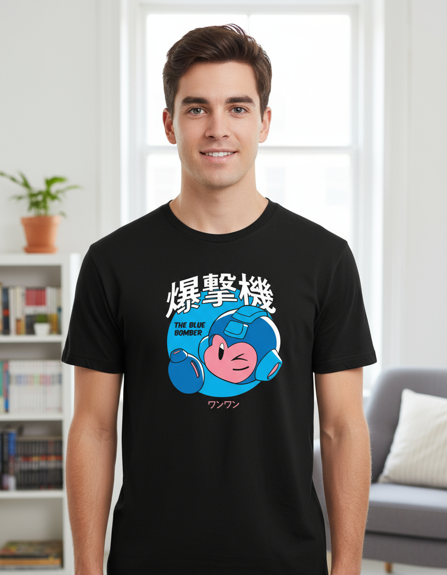 Remera: The Blue Bomberman Memoestampados
