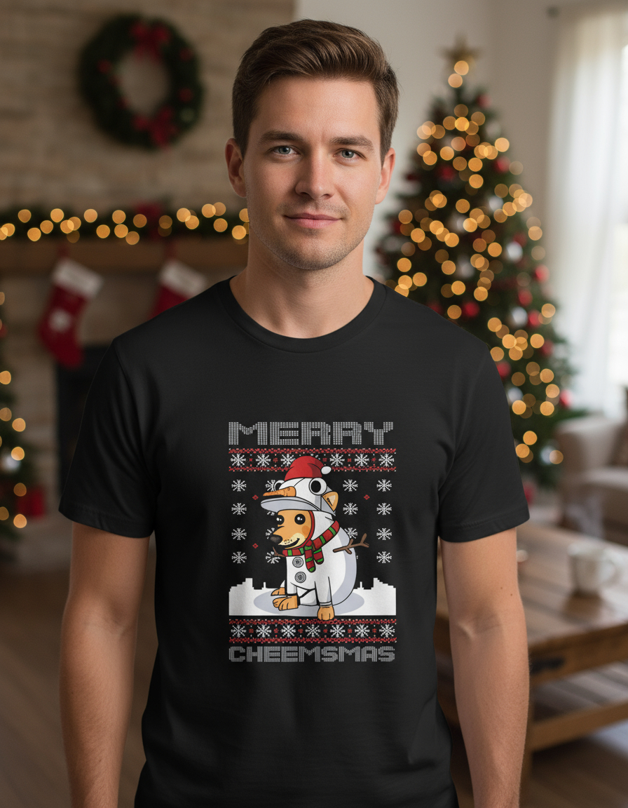 Remera: Marry Cheemsmas Memoestampados