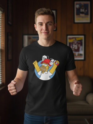 Remera: Homer Aficionado Memoestampados