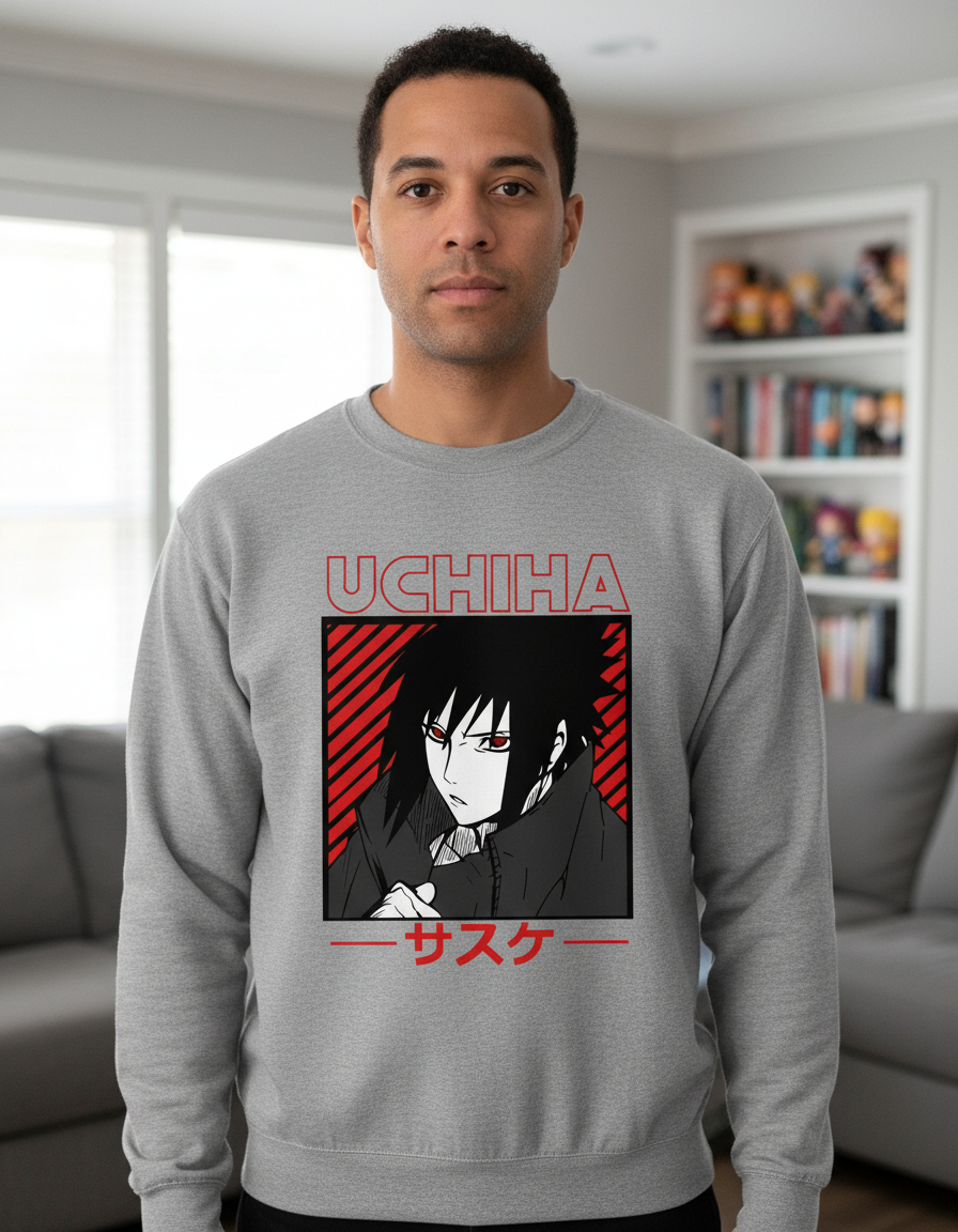 Buzo Sasuke Uchiha 02 Memoestampados - Imagen 7