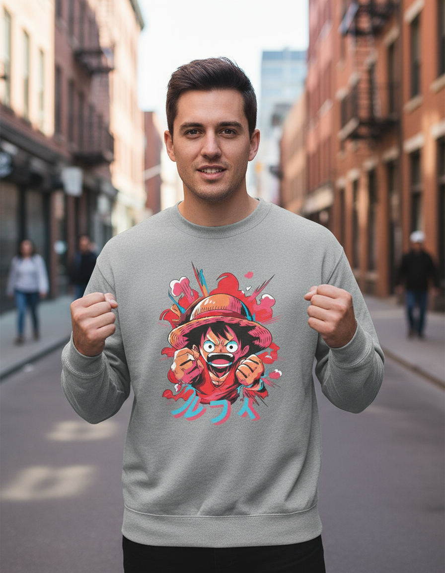 Buzo One Piece´s Luffy Memoestampados - Imagen 4