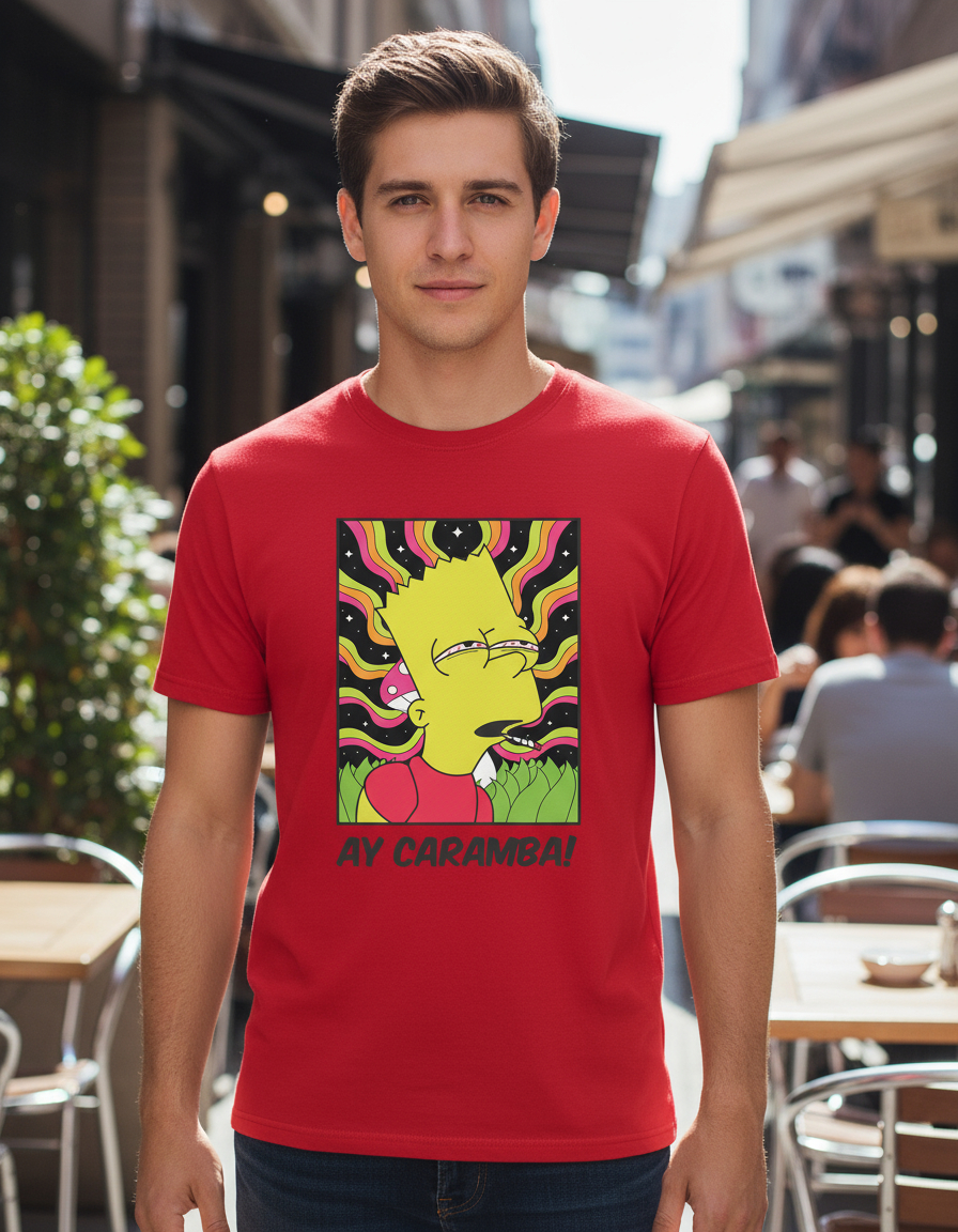 Remera: Bart Ay Caramba 02 Memoestampados - Imagen 16