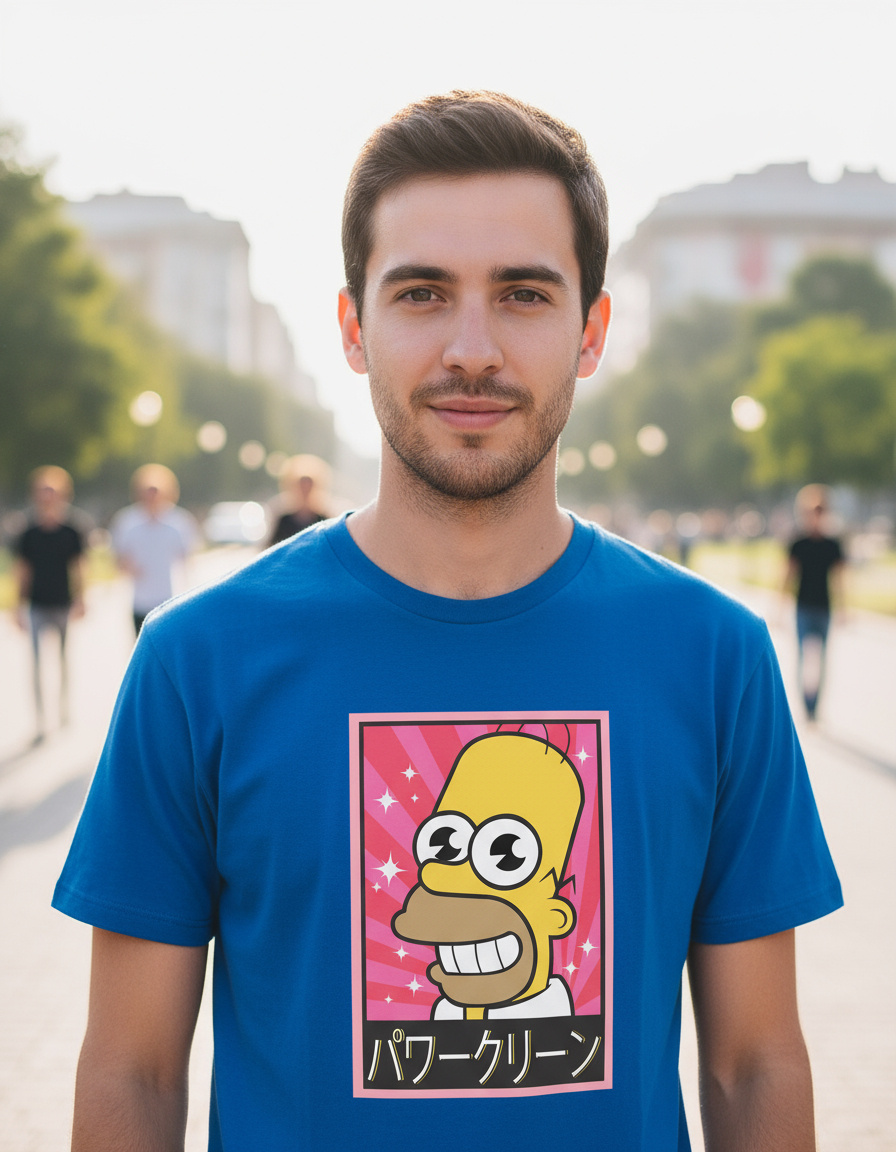 Remera: Homero Anime Memoestampados - Imagen 4