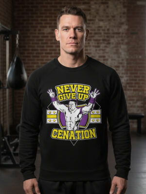 Buzo Never Give Up Cenation Memoestampados