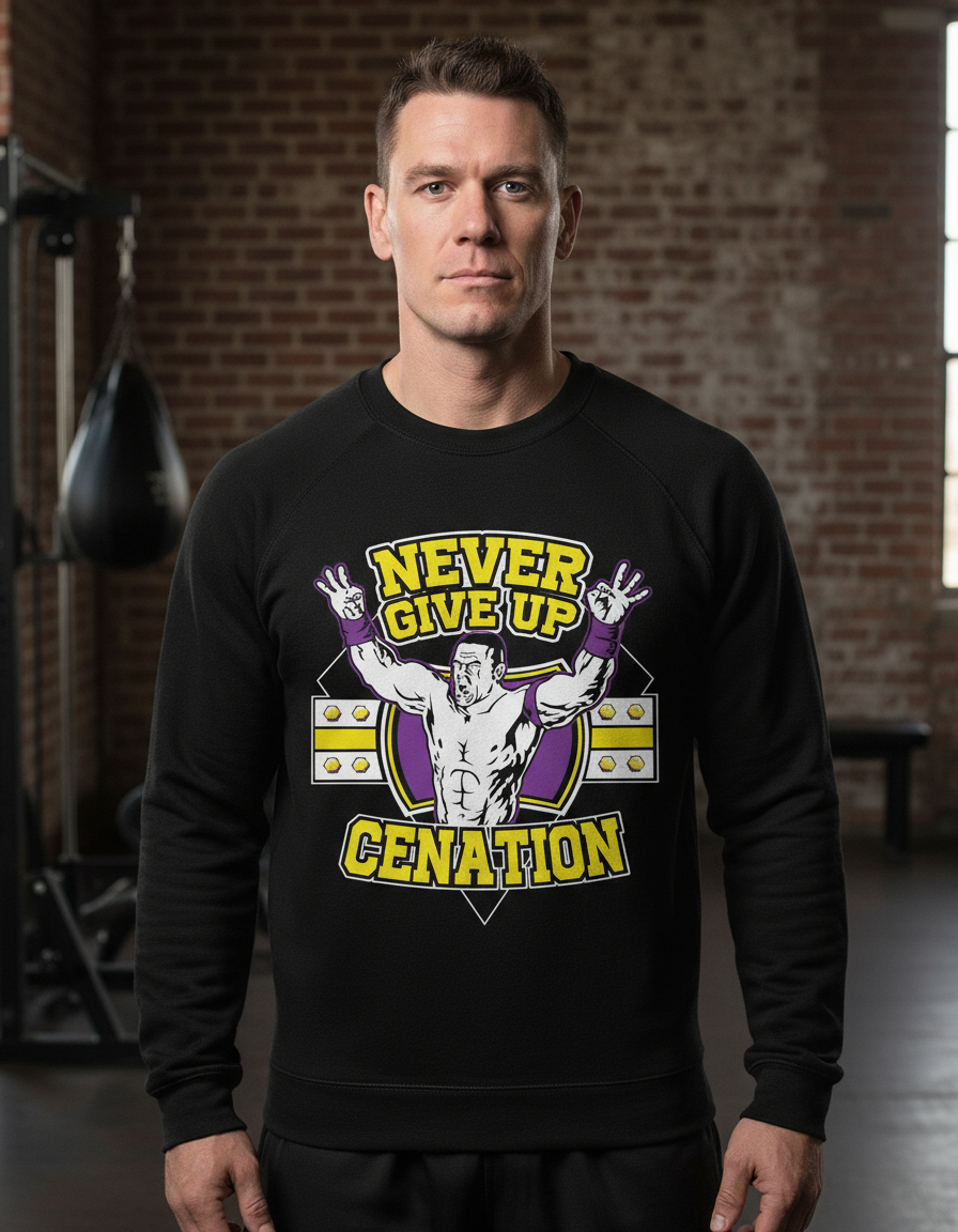 Buzo Never Give Up Cenation Memoestampados