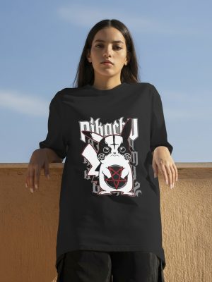 Remera: Picachu Heavy Metal Memoestampados