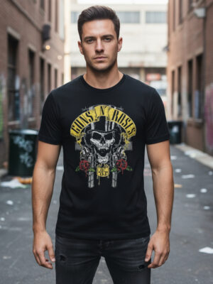 Remera: Guns And Roses 85 Memoestampados