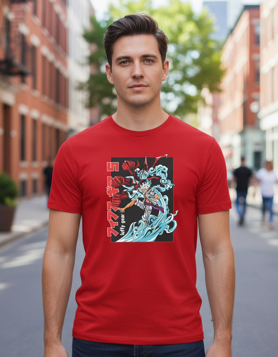 Remera: Luffy Gear 5, 01 Memoestampados - Imagen 9