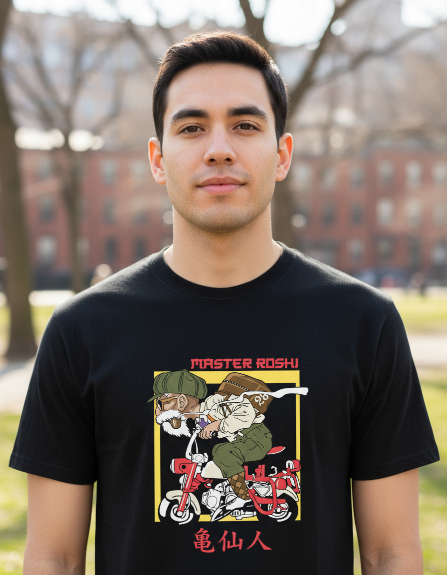 Remera: Master Roshi 01 Memoestampados
