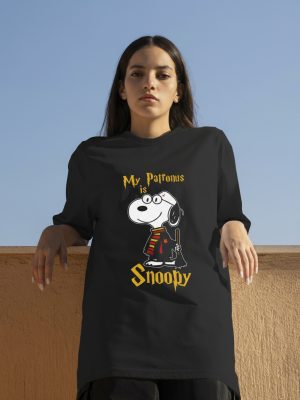Remera: My Patronus Is Snoopy Memoestampados