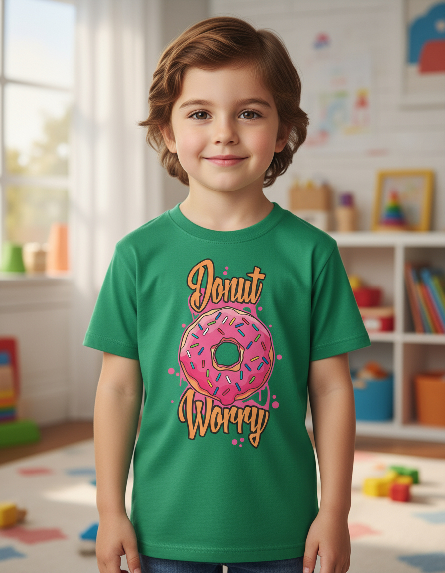 Remera: Donut Worry Memoestampados - Imagen 7