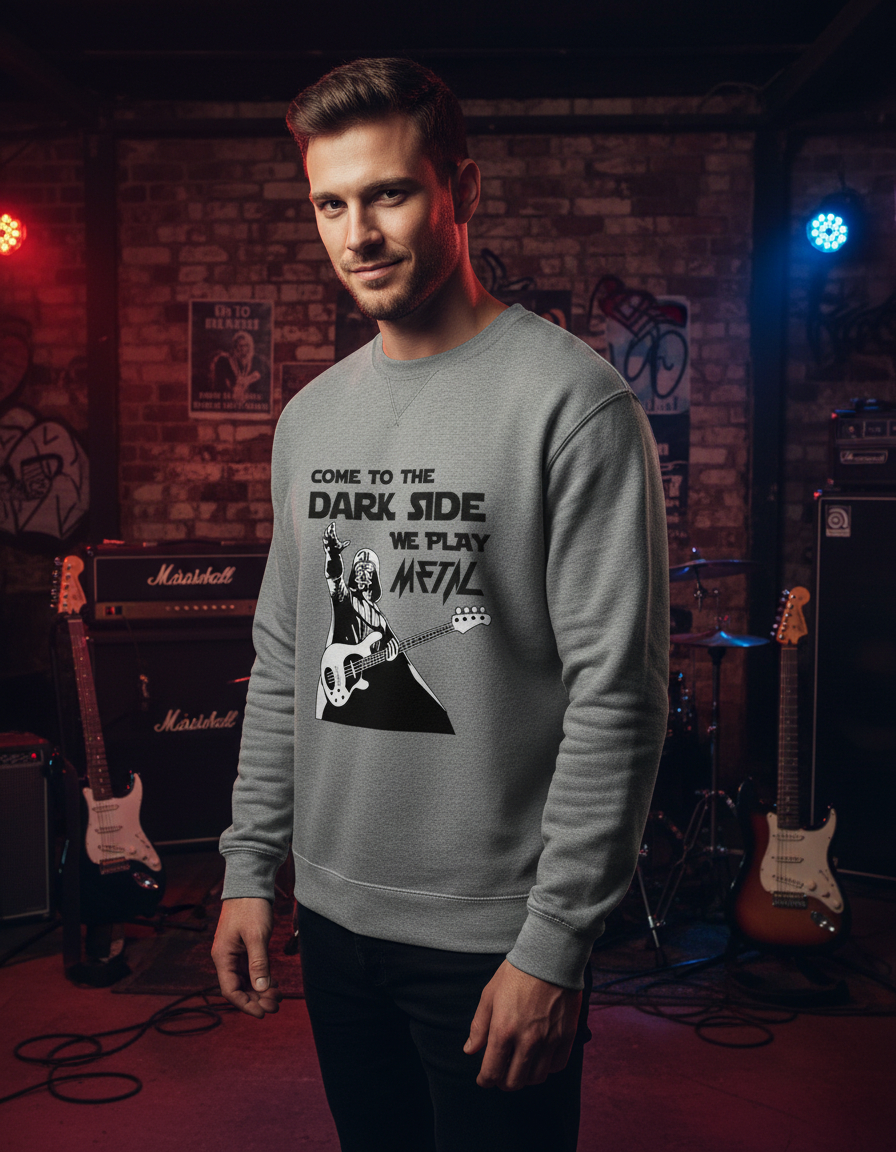 Buzo Dark Side We Play Metal Memoestampados - Imagen 4