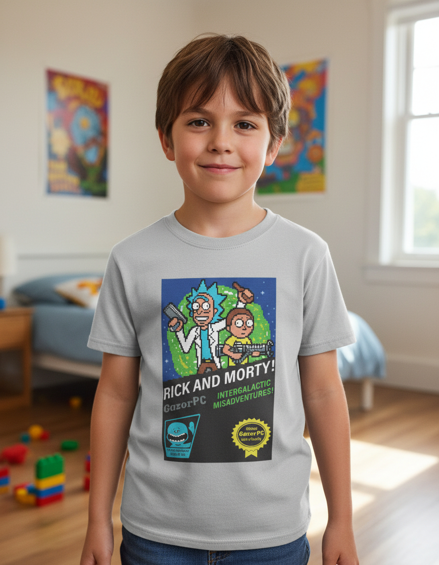 Remera: Pixel Rick Y Morty Memoestampados - Imagen 32