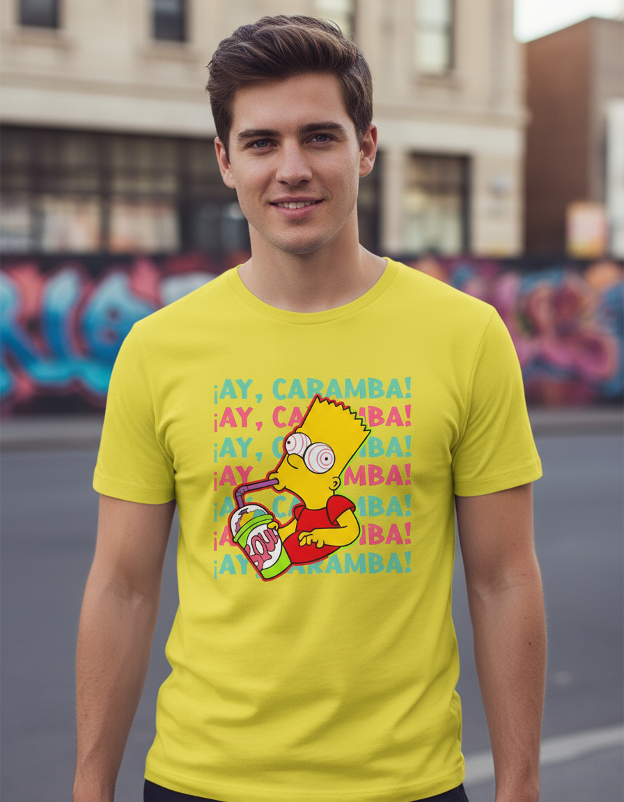 Remera: Bart Ay Caramba Memoestampados - Imagen 15