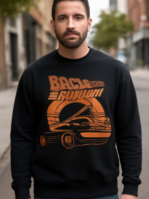 Buzo Back To The Future Lineal Color Memoestampados