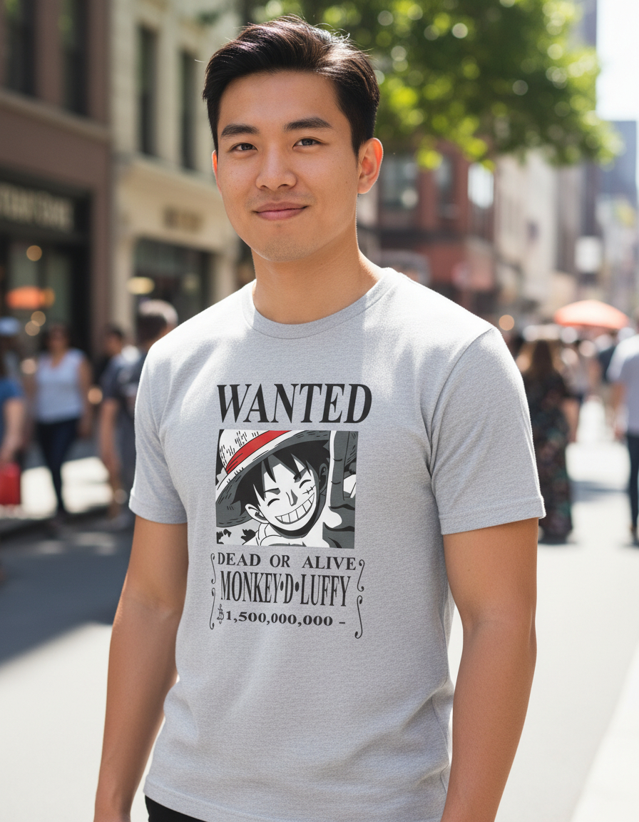 Remera: Wanted Luffy Memoestampados - Imagen 21