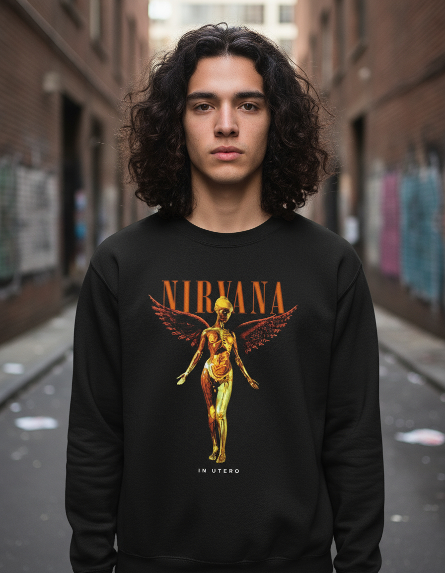 Buzo Nirvana In Utero Color Memoestampados