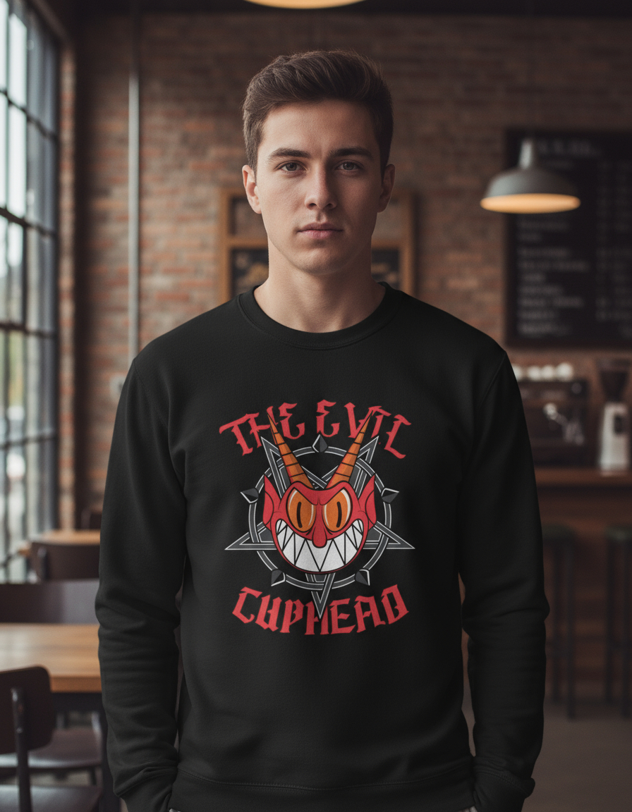 Buzo The Evil Cuphead Memoestampados
