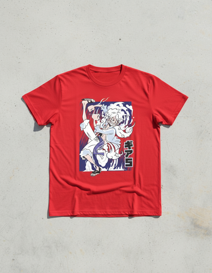 Remera: Luffy Gear Five 04 Memoestampados - Imagen 15