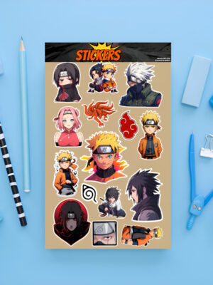 Pack Pegotines Stickers Naruto Memoestampados