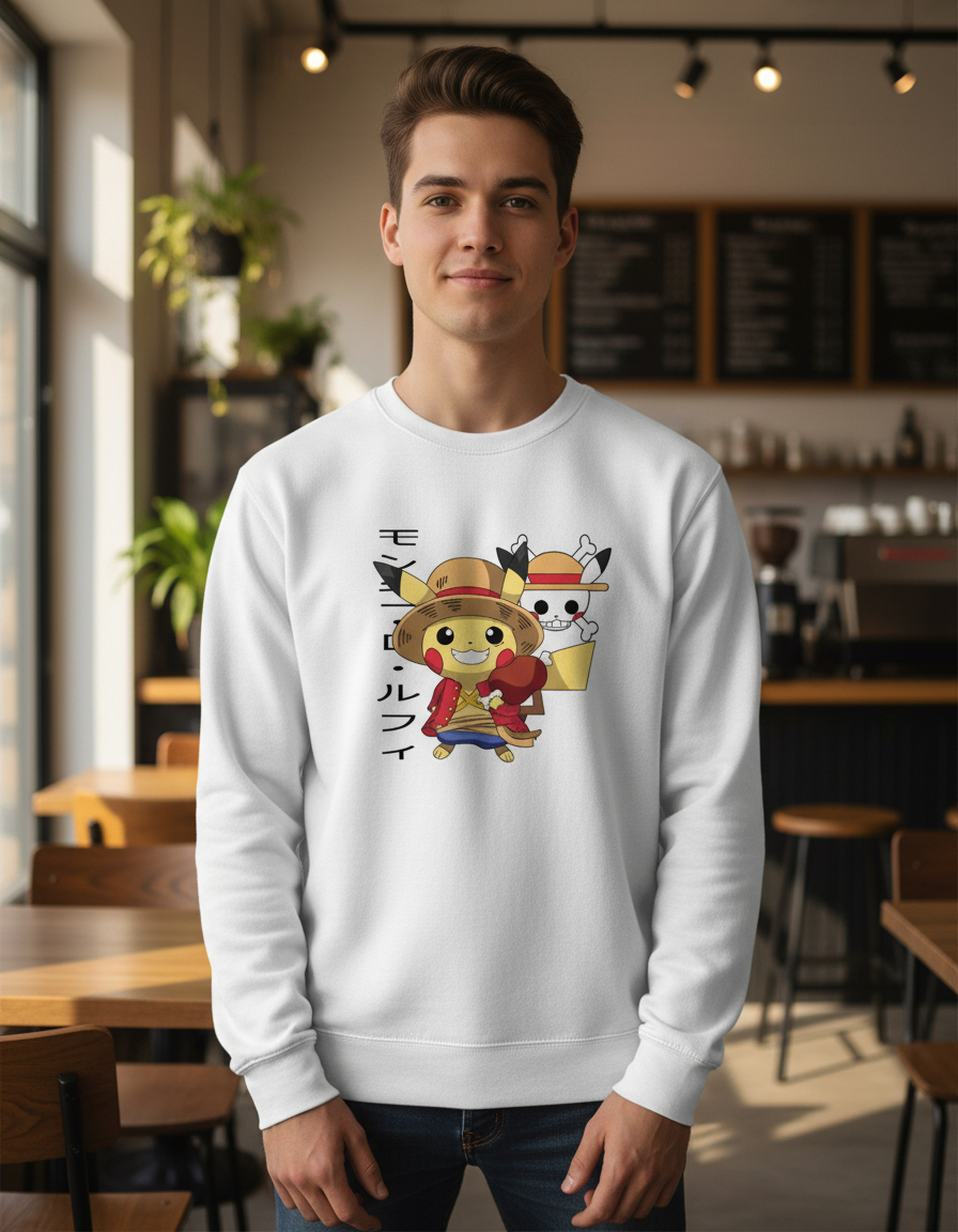 Buzo: Luffy Picachu Memoestampados - Imagen 9