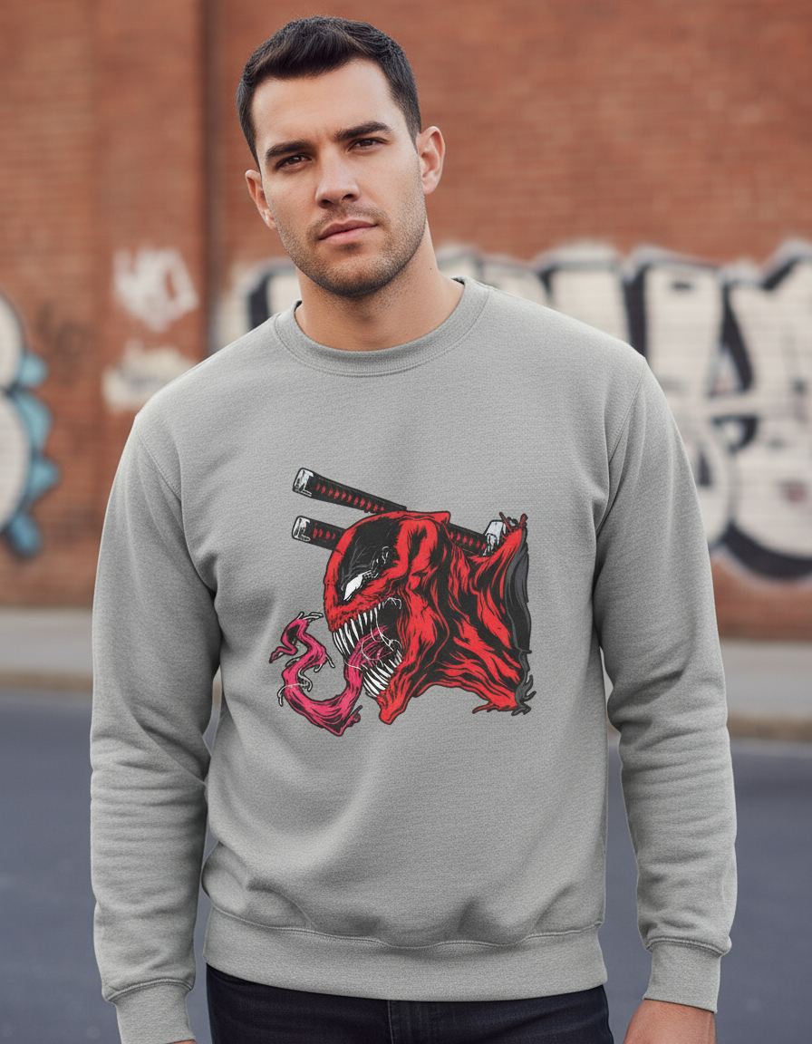 Buzo Deadpool Venom Memoestampados - Imagen 5
