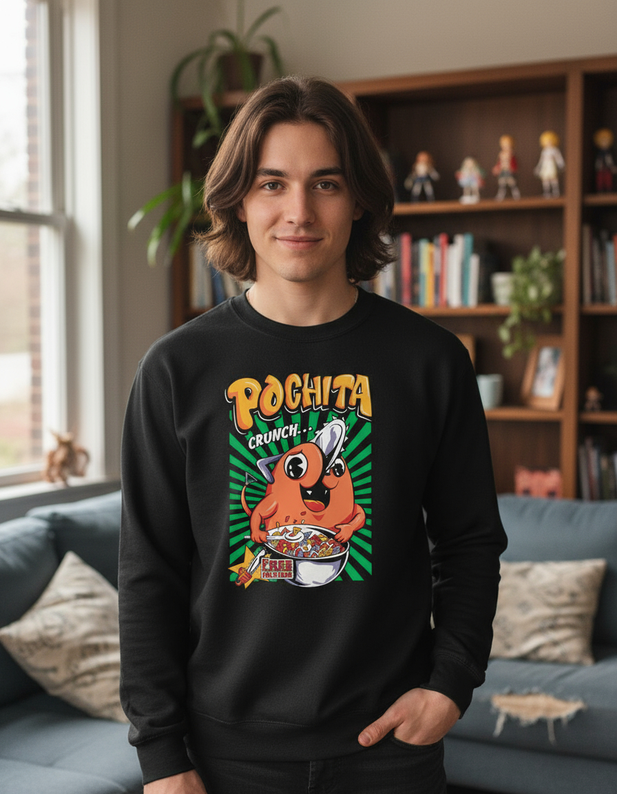 Buzo Pochita Crunch Memoestampados