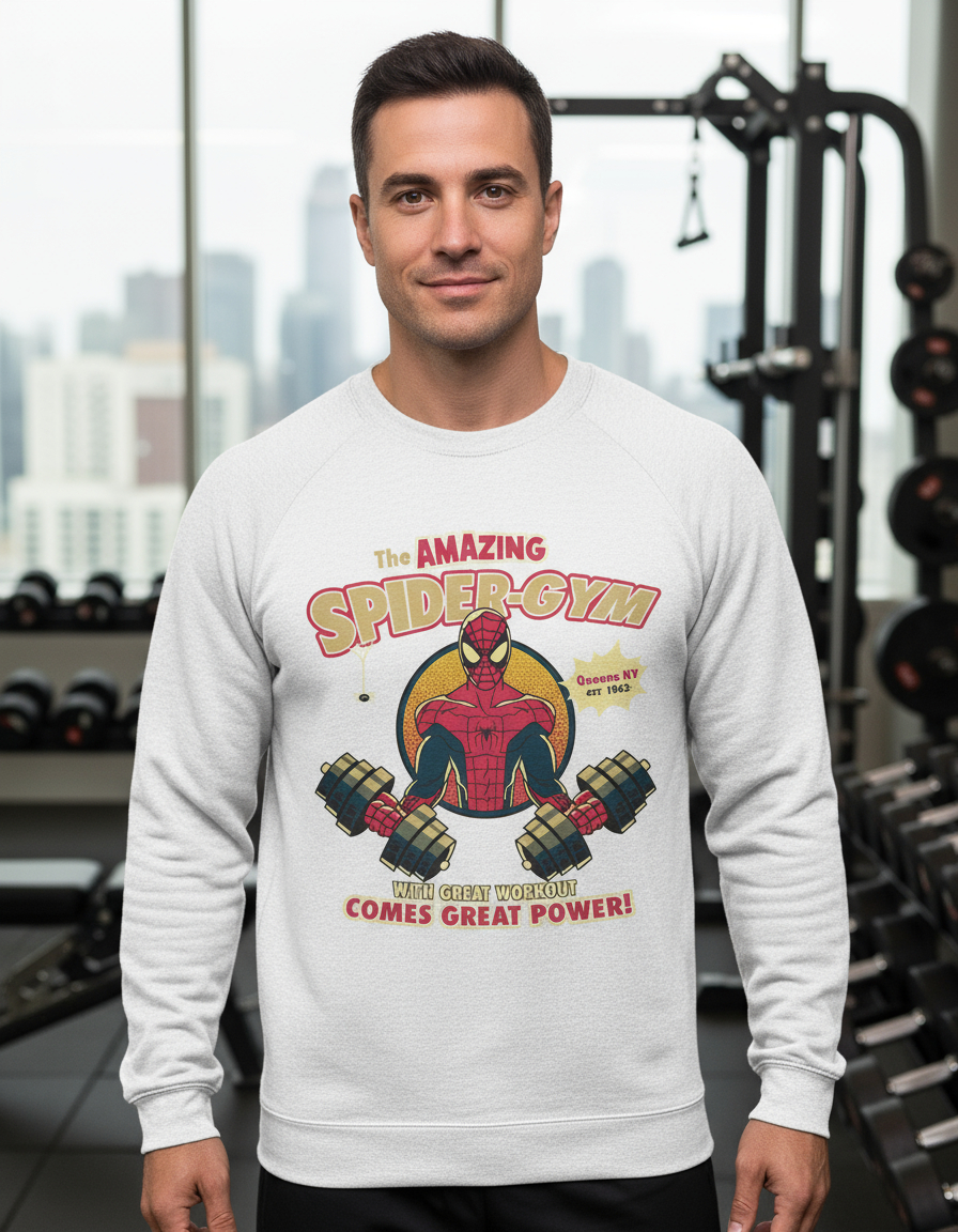 Buzo Spider-gym Memoestampados