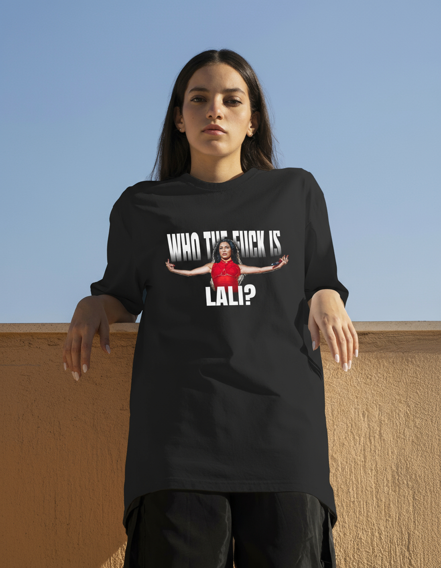 Remera: Who The Fxxk Is Lali 03 Memoestampados