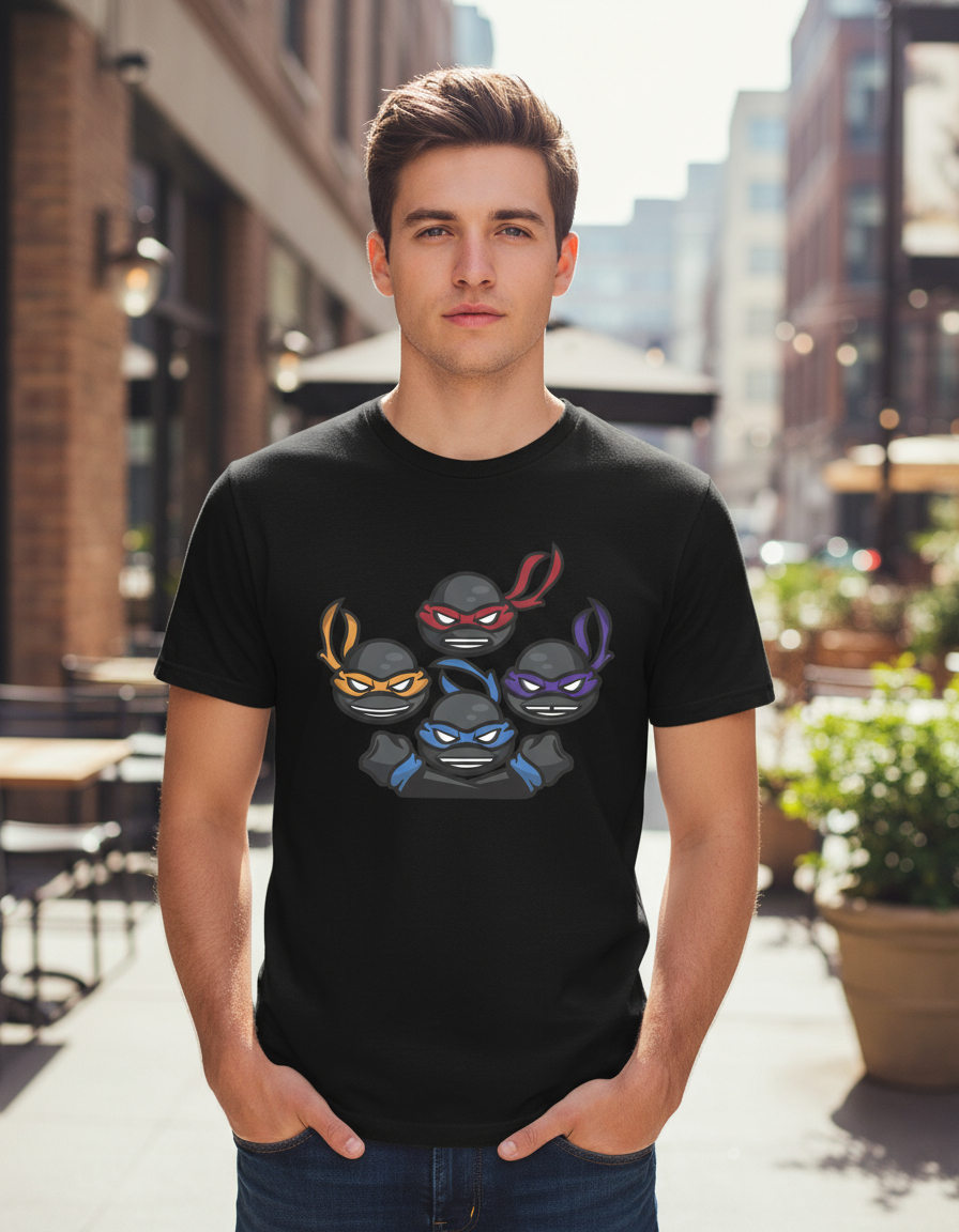 Remera: Tortugas Ninjas 01 Memoestampados
