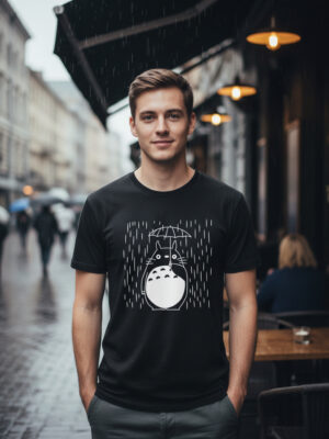 Remera: Totoro Lineal Memoestampados