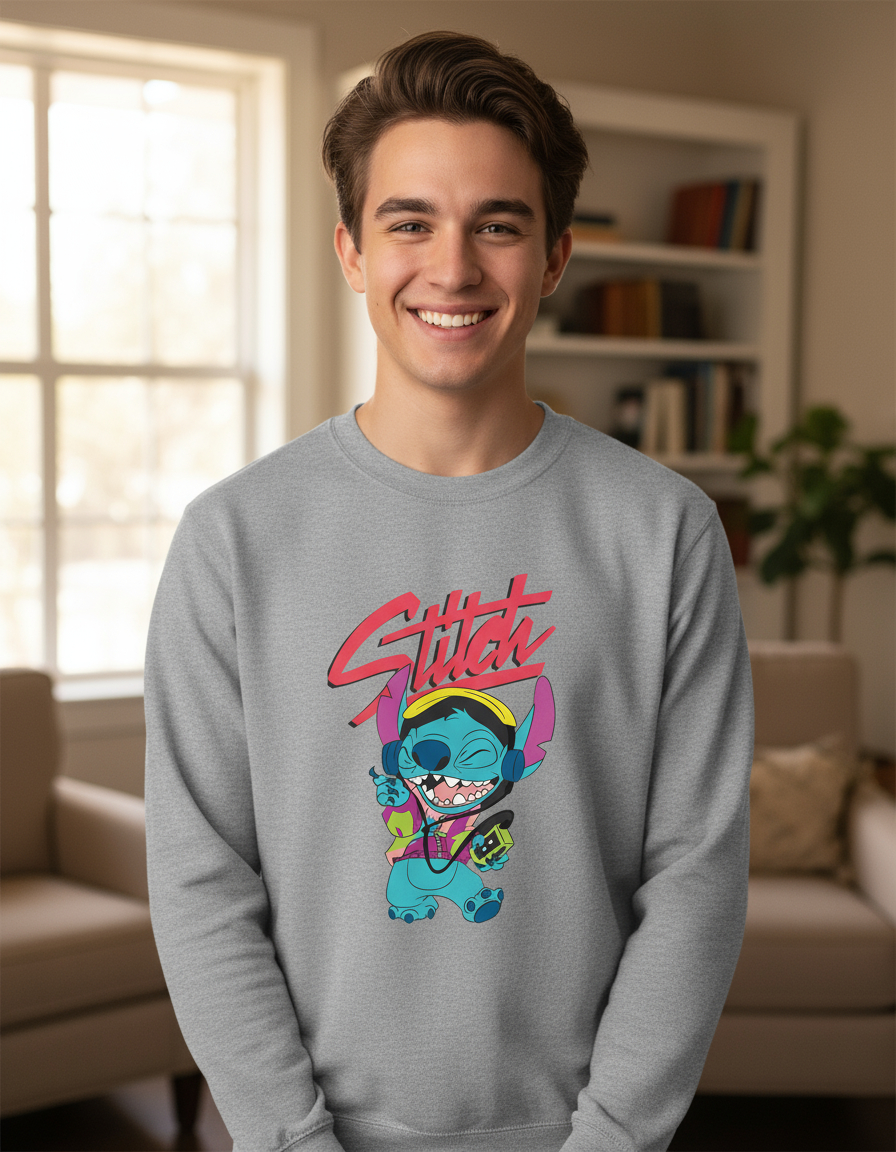 Buzo Stitch Music Memoestampados - Imagen 3