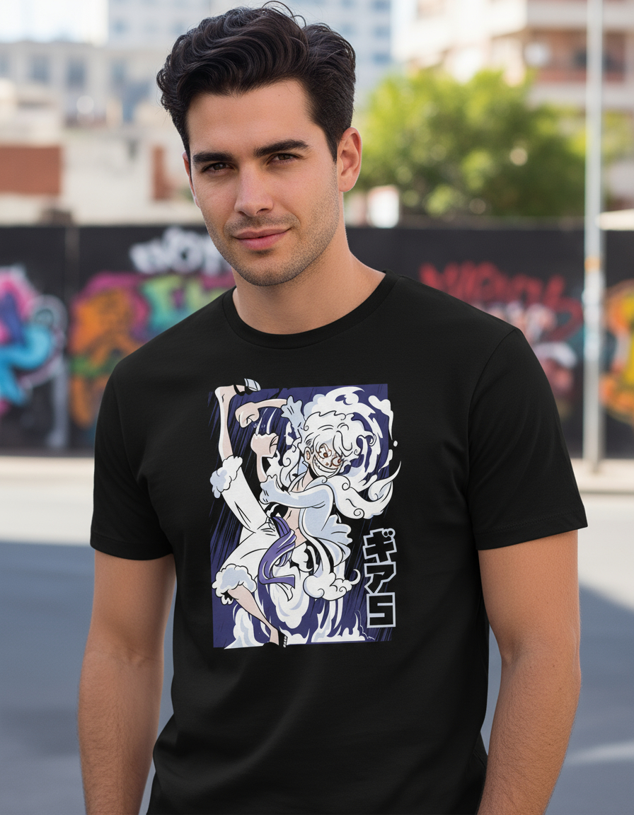 Remera: Luffy Gear Five 04 Memoestampados